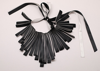 plegado collar collar de la cinta de satén collar hecho a mano, collares artesanales (NL-487)