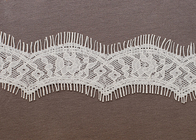 Tejido de OEM Crochet algodón Marfil ola pestaña Lace Trim personalizados para las mujeres